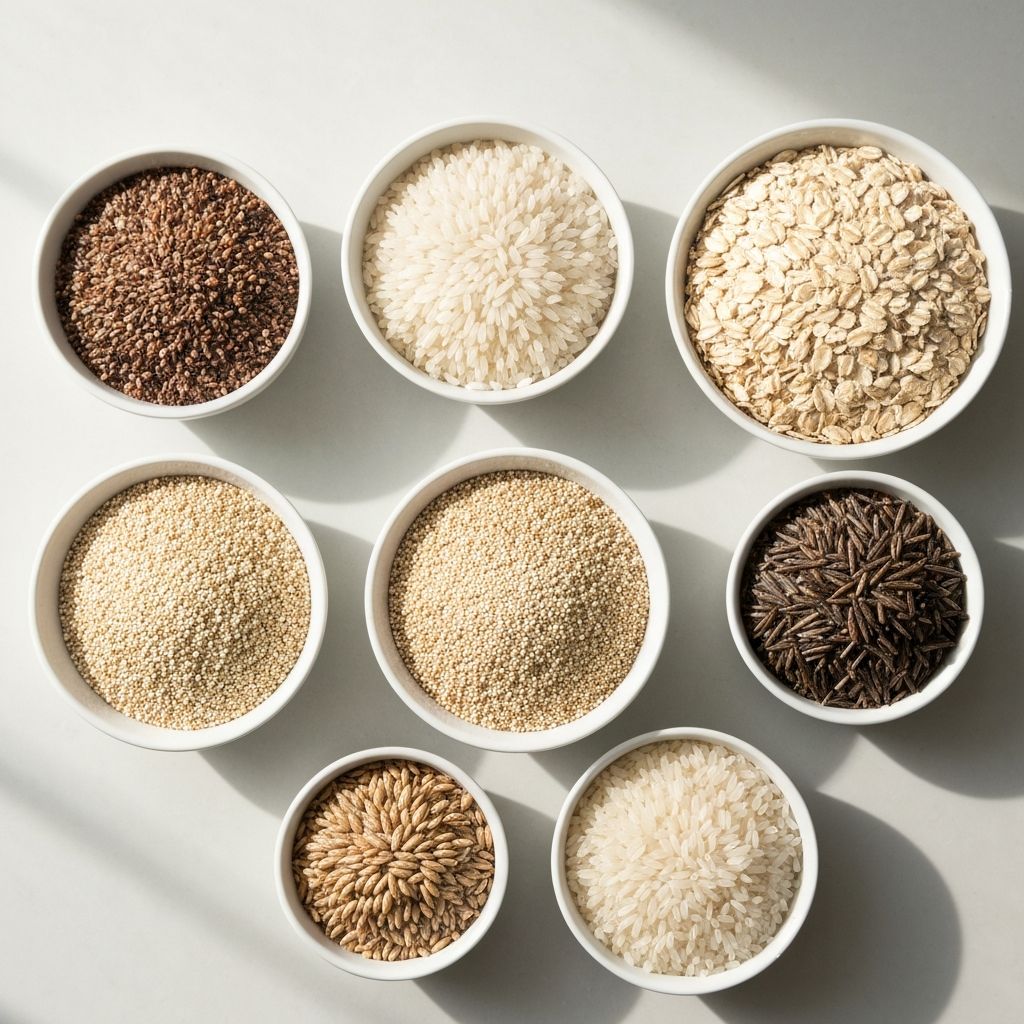 Verschiedene Getreidesorten